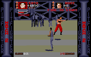 Pit-Fighter atari screenshot