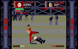 Pit-Fighter atari screenshot