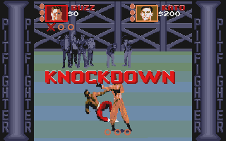 Pit-Fighter atari screenshot