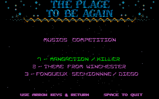 Place to Be Again atari screenshot