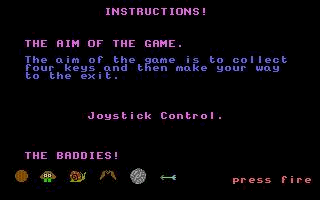 Platform Capers atari screenshot