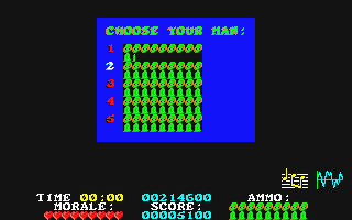 Platoon atari screenshot
