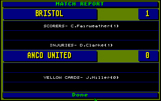 Player Manager atari screenshot
