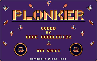 Plonker atari screenshot