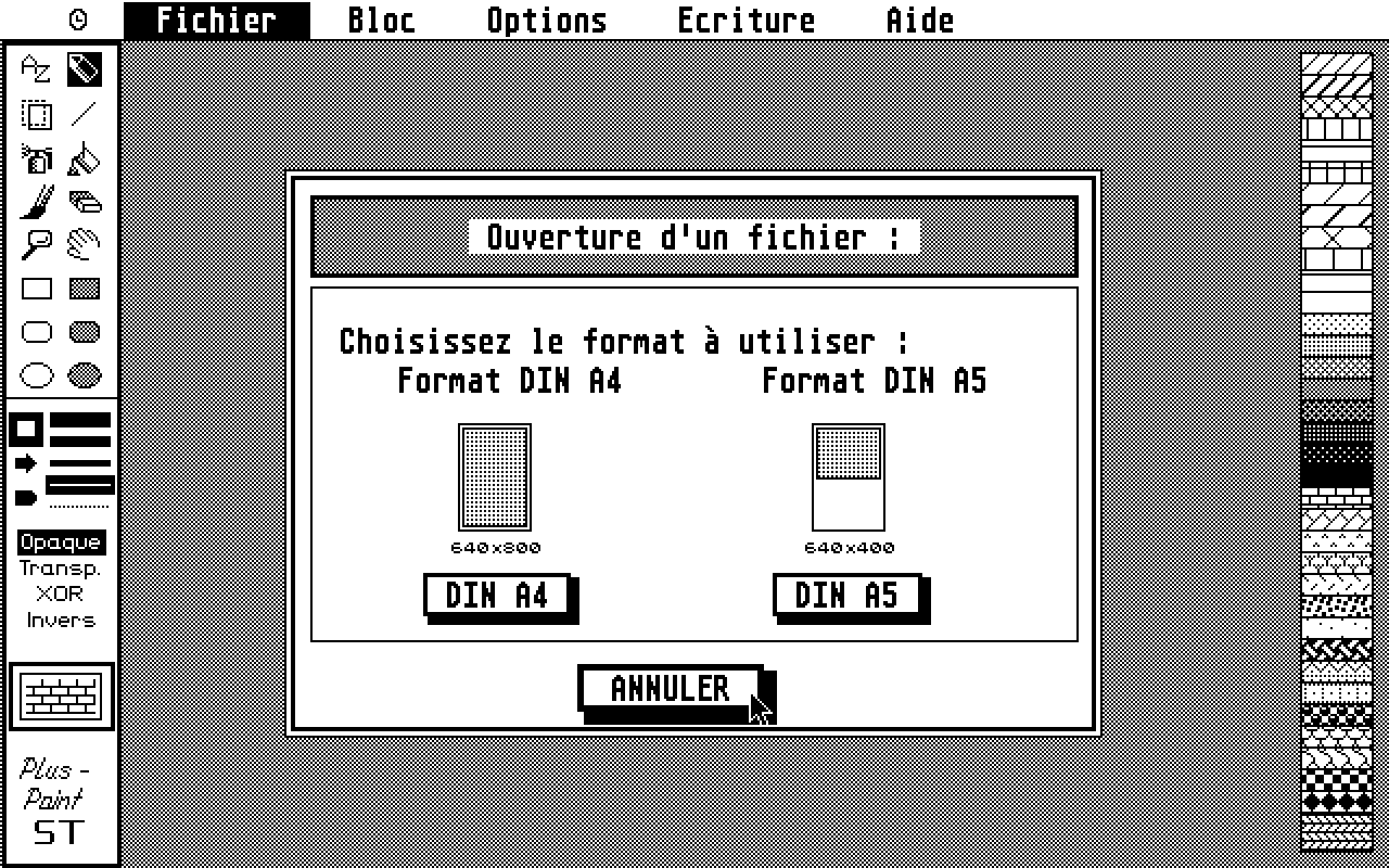 PlusPaint ST atari screenshot