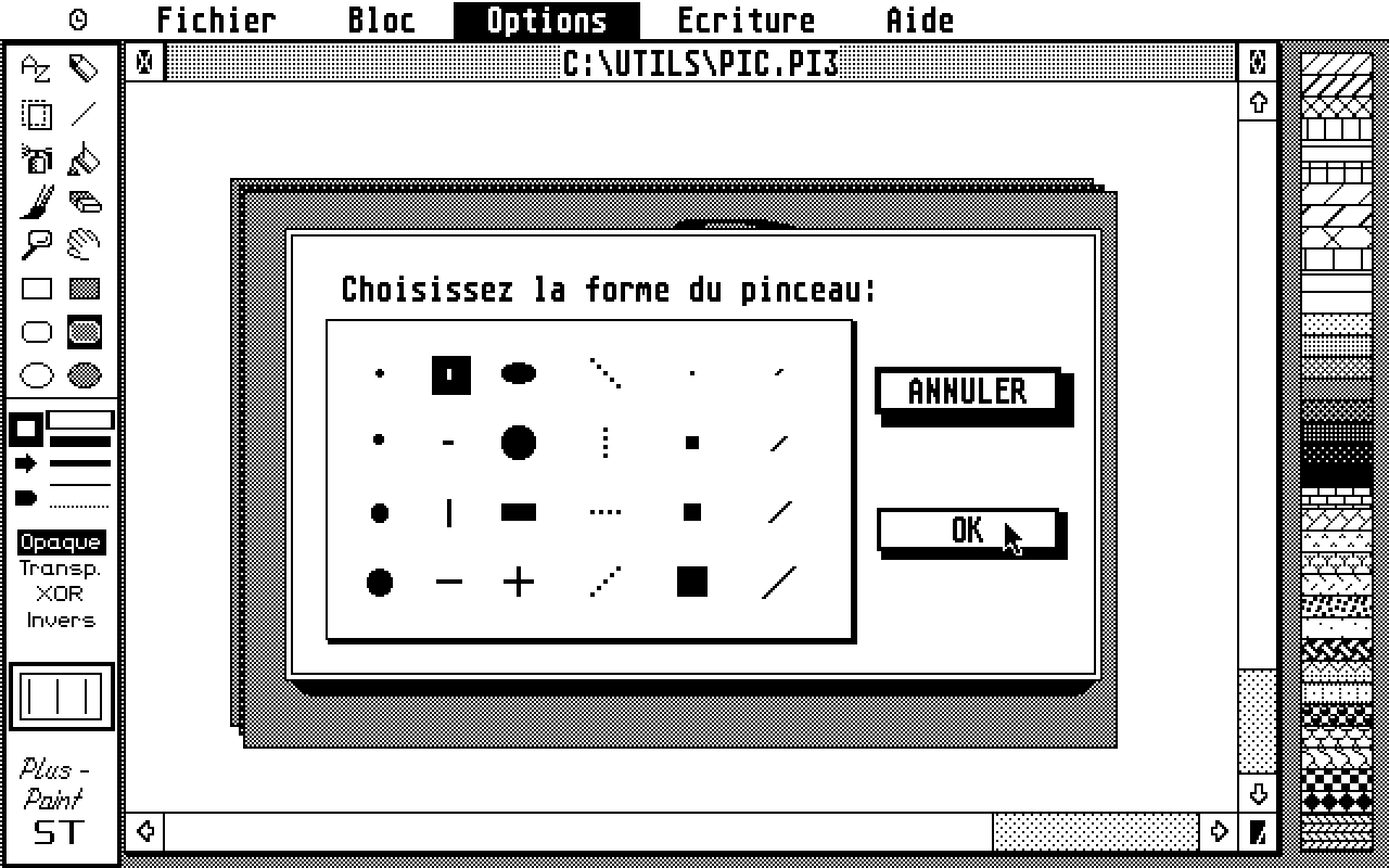PlusPaint ST atari screenshot