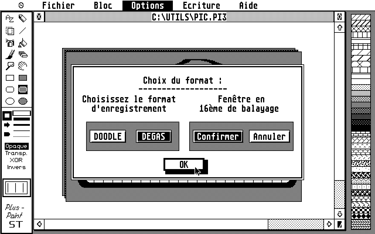 PlusPaint ST atari screenshot