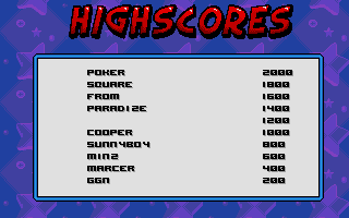 Poker Square atari screenshot