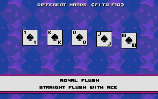 Poker Square atari screenshot