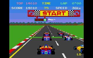 Pole Position atari screenshot