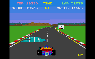 Pole Position atari screenshot