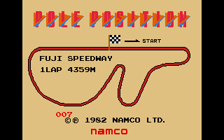 Pole Position atari screenshot