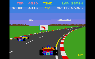 Pole Position atari screenshot