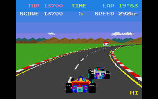 Pole Position atari screenshot