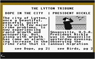 Police Quest I - In Pursuit of the Death Angel atari screenshot