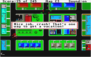 Police Quest I - In Pursuit of the Death Angel atari screenshot