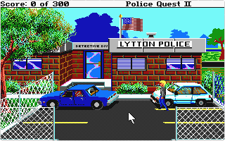 Police Quest II - The Vengeance atari screenshot