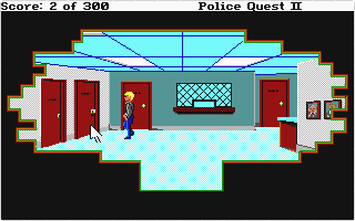 Police Quest II - The Vengeance atari screenshot