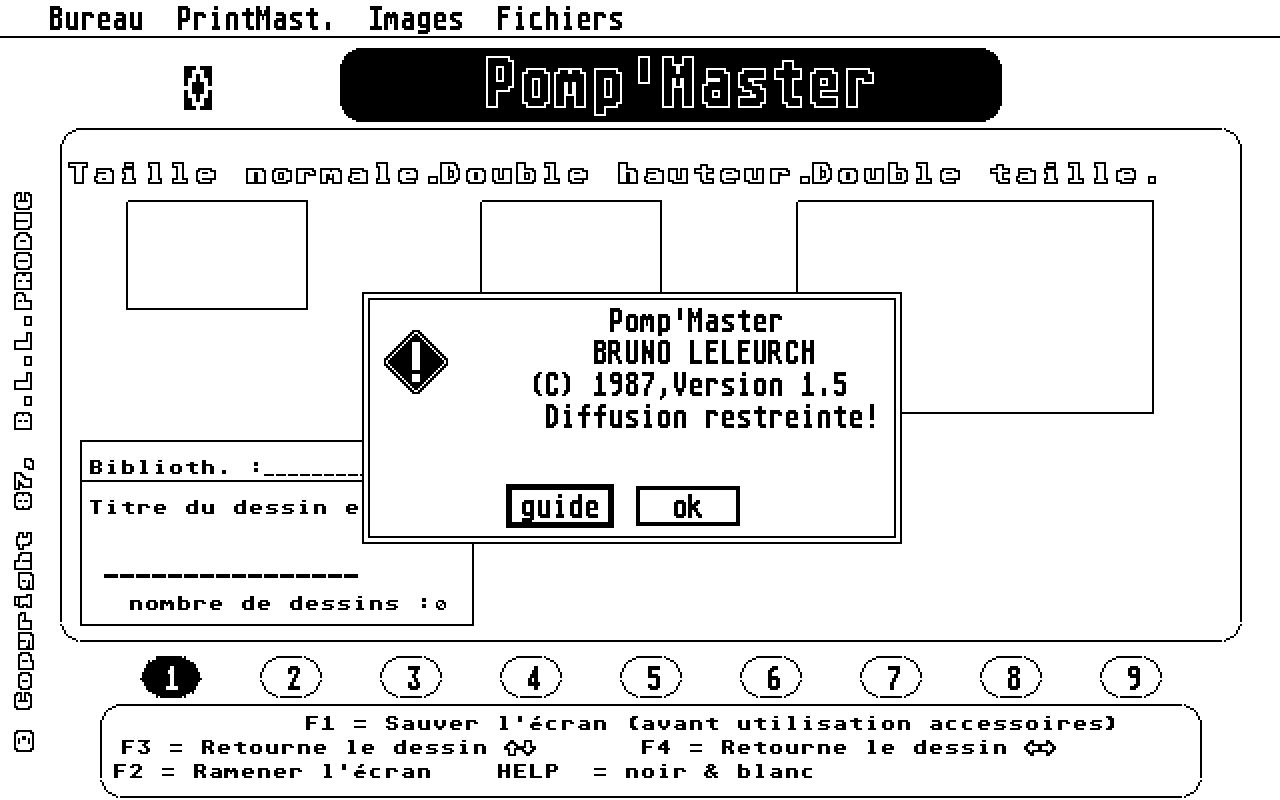 Pomp Master atari screenshot
