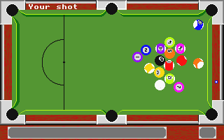 Pool atari screenshot