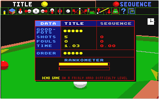 Pool (Archer Maclean's) atari screenshot