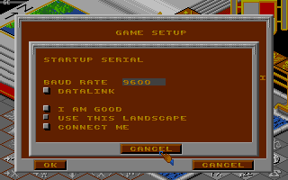 Populous atari screenshot