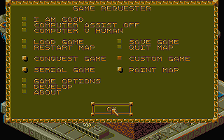 Populous II - Trials of the Olympian Gods atari screenshot