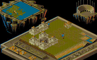 Populous II - Trials of the Olympian Gods atari screenshot