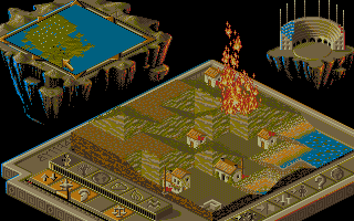 Populous II - Trials of the Olympian Gods atari screenshot