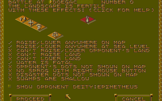 Populous II - Trials of the Olympian Gods — screenshot 4