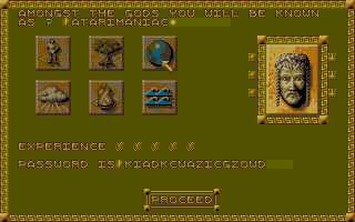 Populous II - Trials of the Olympian Gods atari screenshot