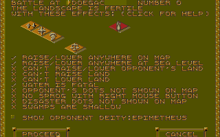 Populous II - Trials of the Olympian Gods — screenshot 8