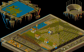 Populous II - Trials of the Olympian Gods atari screenshot