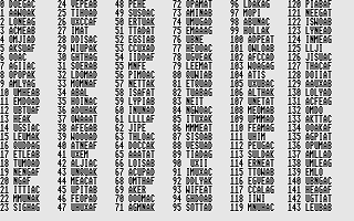 Populous II Level Codes Generator atari screenshot