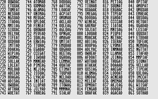 Populous II Level Codes Generator atari screenshot