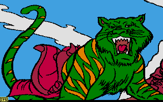 Portraits and Cartoons atari screenshot