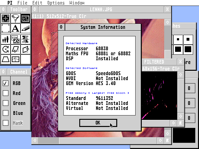 Positive Image atari screenshot