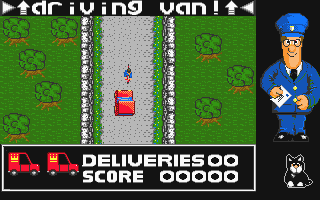 Postman Pat atari screenshot