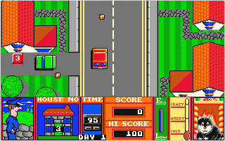 Postman Pat III atari screenshot