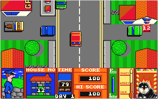 Postman Pat III atari screenshot
