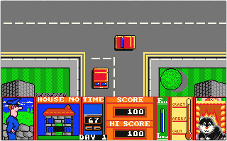 Postman Pat III atari screenshot