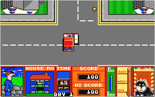Postman Pat III atari screenshot