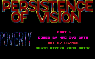 Poverty STE atari screenshot
