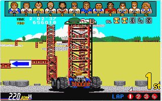 Power Drift atari screenshot
