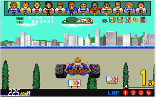 Power Drift atari screenshot