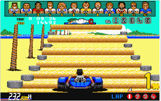 Power Drift atari screenshot
