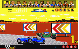 Power Drift atari screenshot