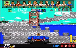 Power Drift atari screenshot