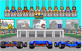 Power Drift atari screenshot