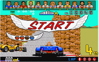 Power Drift atari screenshot